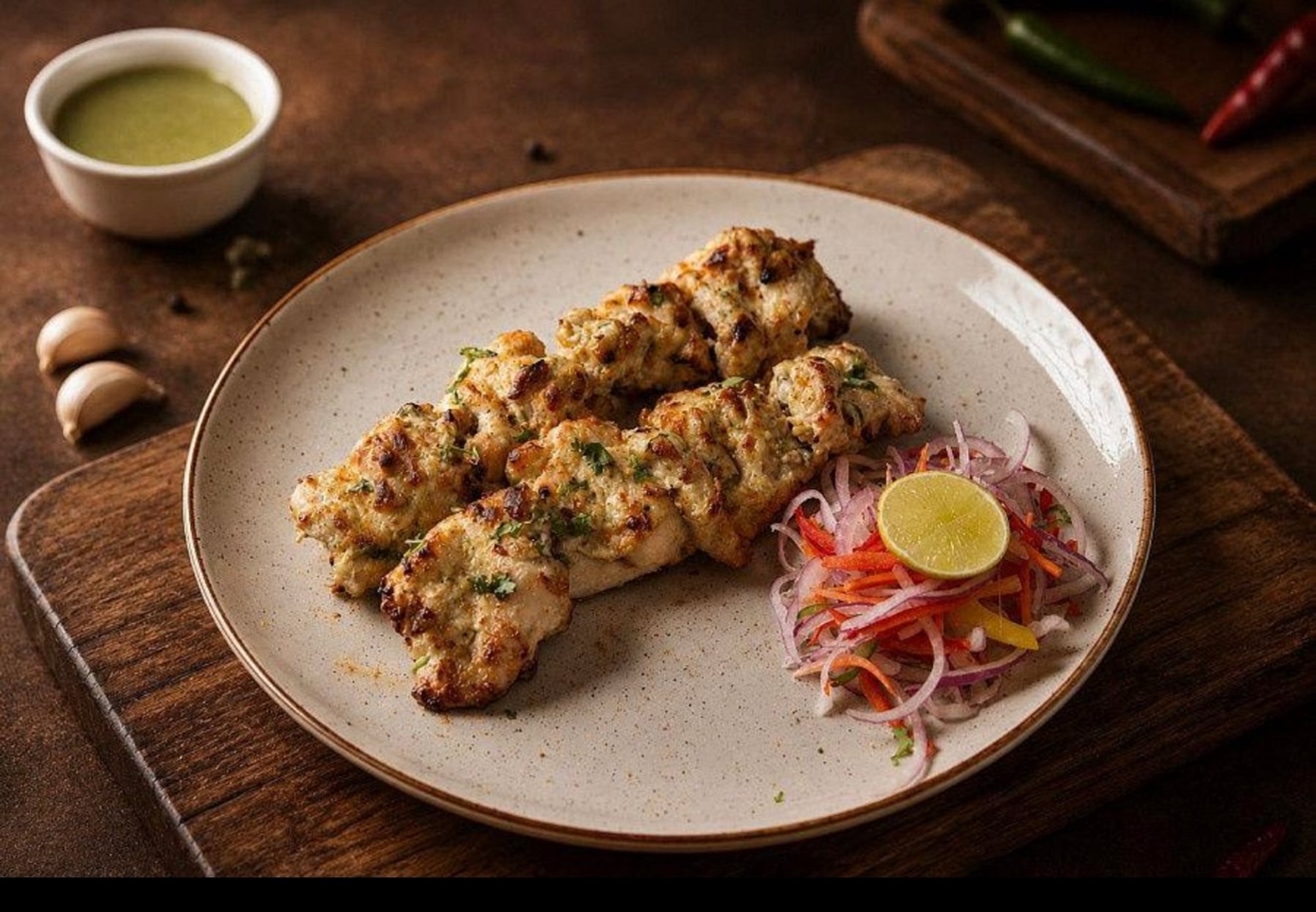 Malai Chicken Kebab