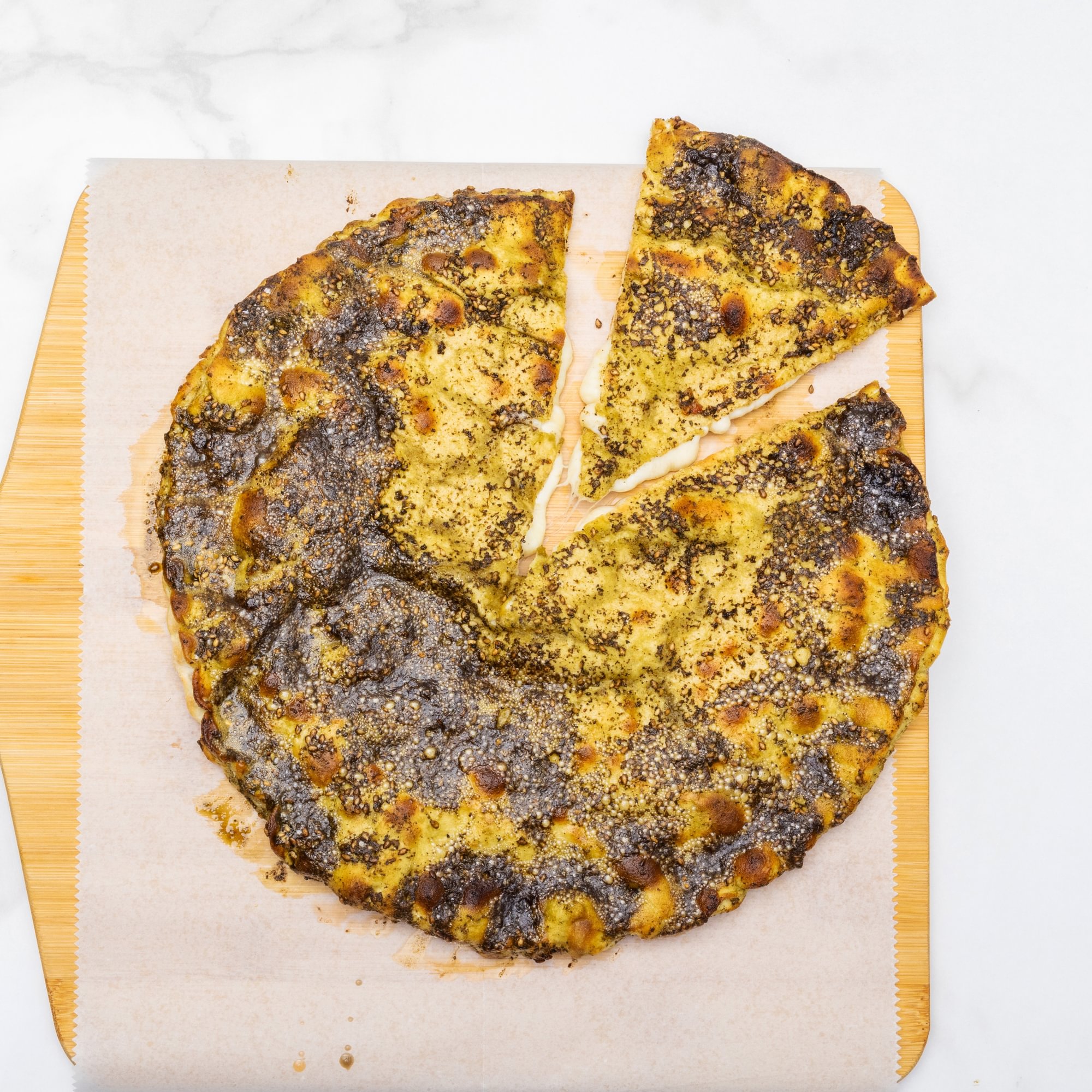 Cheese filled Za atar