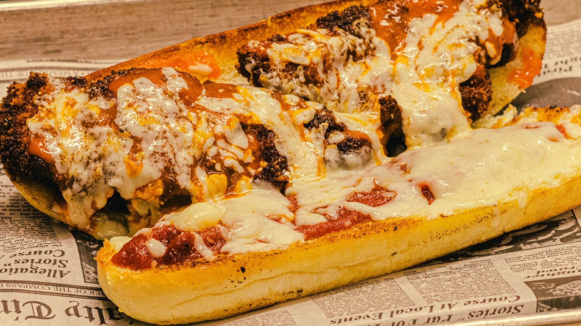 "2AM in Tally" - Buffalo Chicken Parm Sandwich