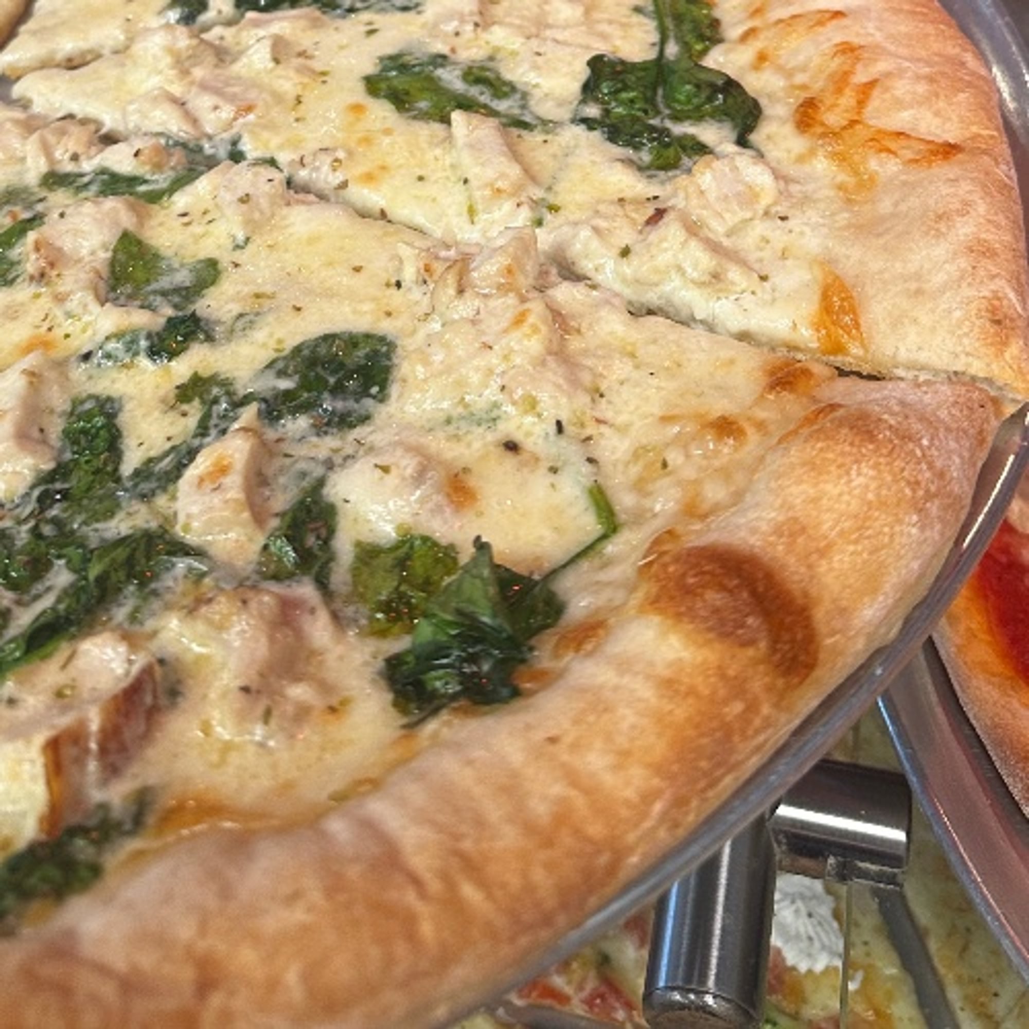 Chicken Alfredo Pizza