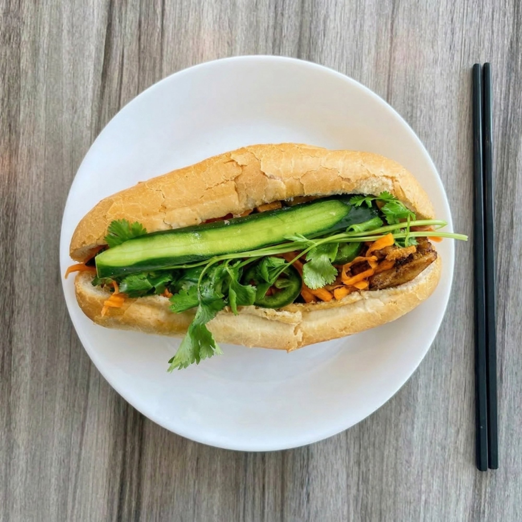 Bánh Mì Gà Nướng (Grilled Chicken)