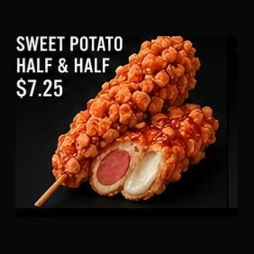 23. Sweet Potato Half Half