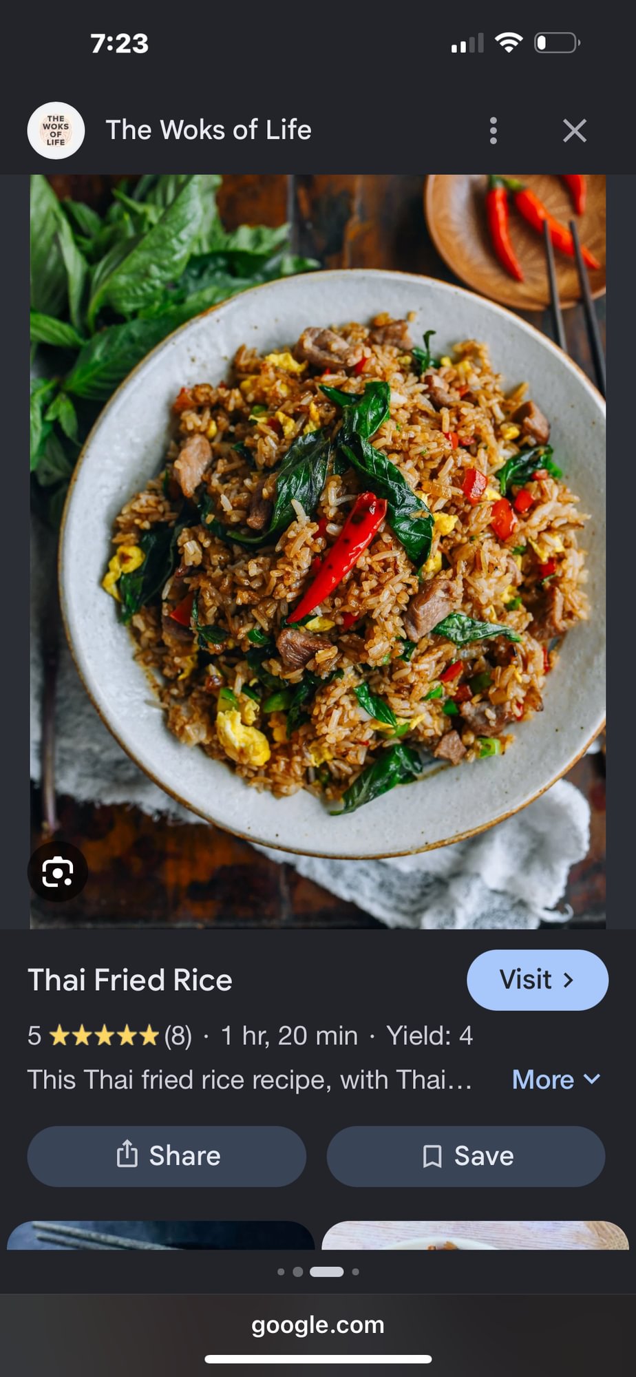 Fire-Fried Rice (1/2 order)