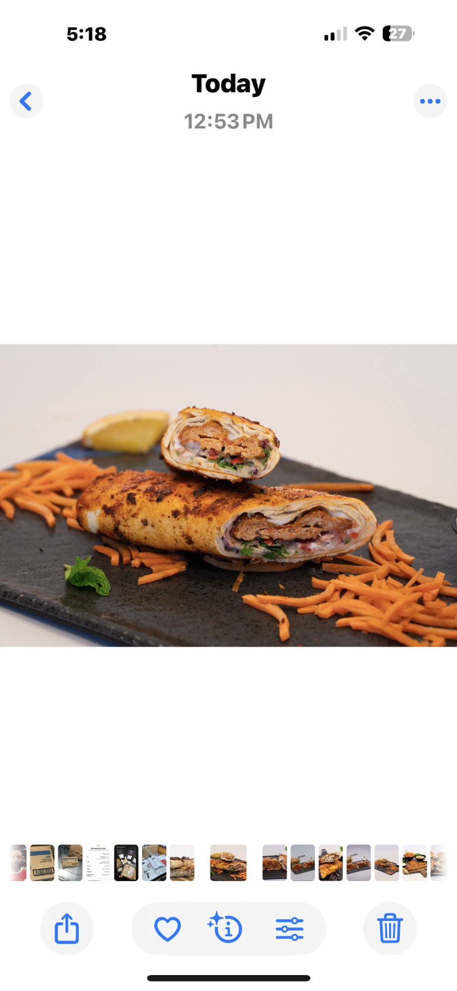 Chicken Kofta Wrap