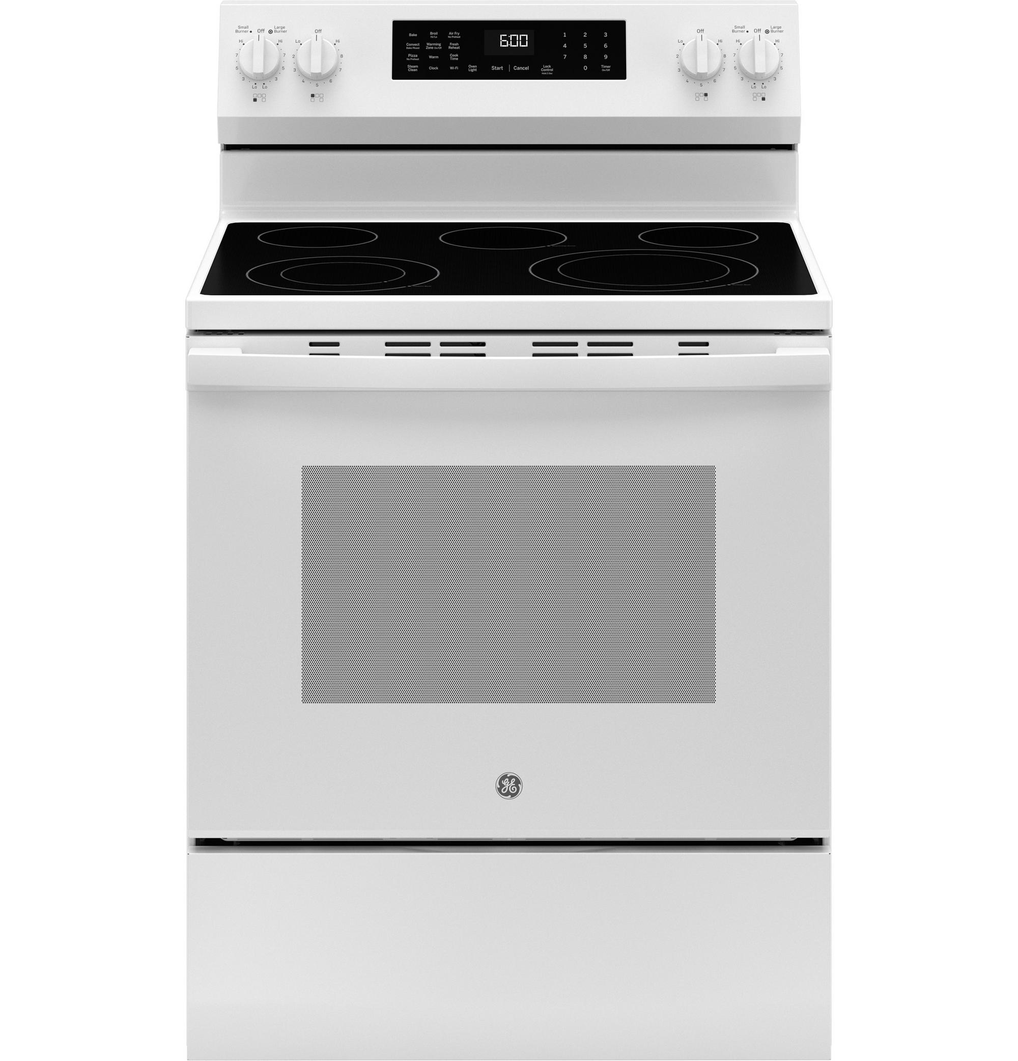 5.3 cu. ft. 5 Element Smart Electric Convection Range w/ No-Preheat Airfry and EasyWash Oven Tray