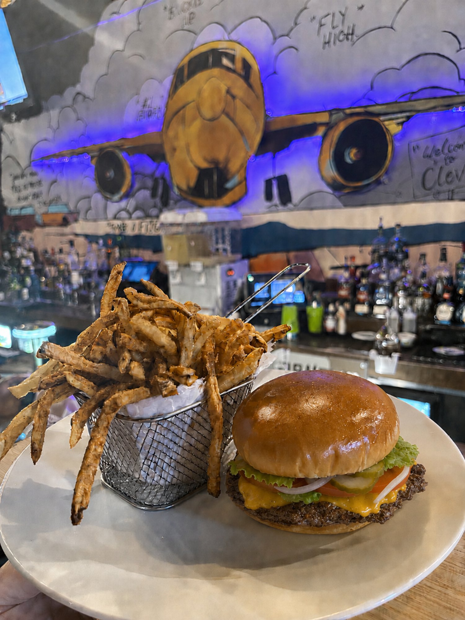 American Classic Cheeseburger & Fries