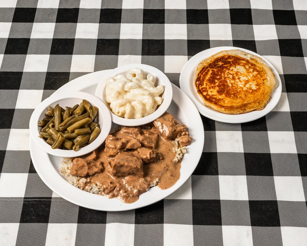Beef Tips with Rice