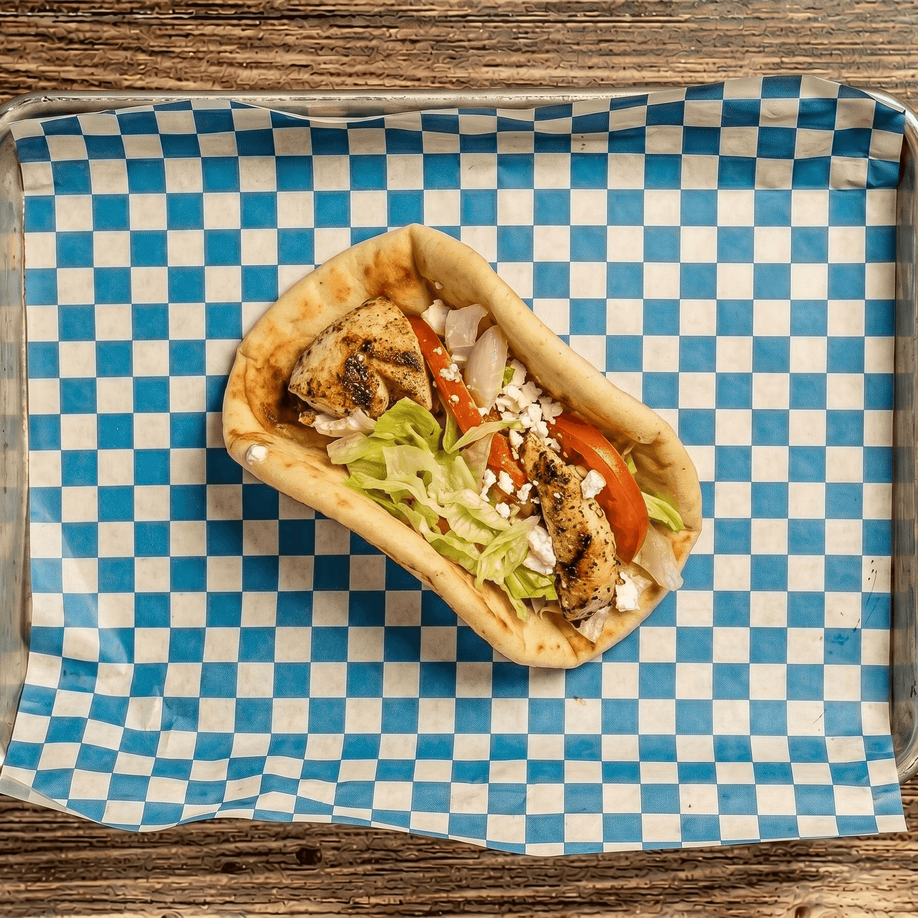 Chicken Souvlaki Sandwich