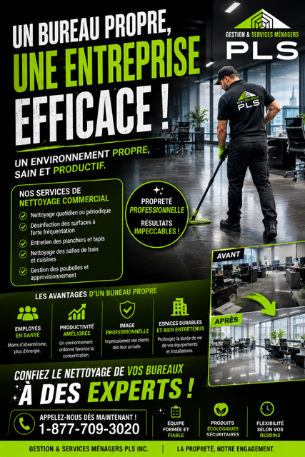 Gestion et Services Ménagers PLS Inc