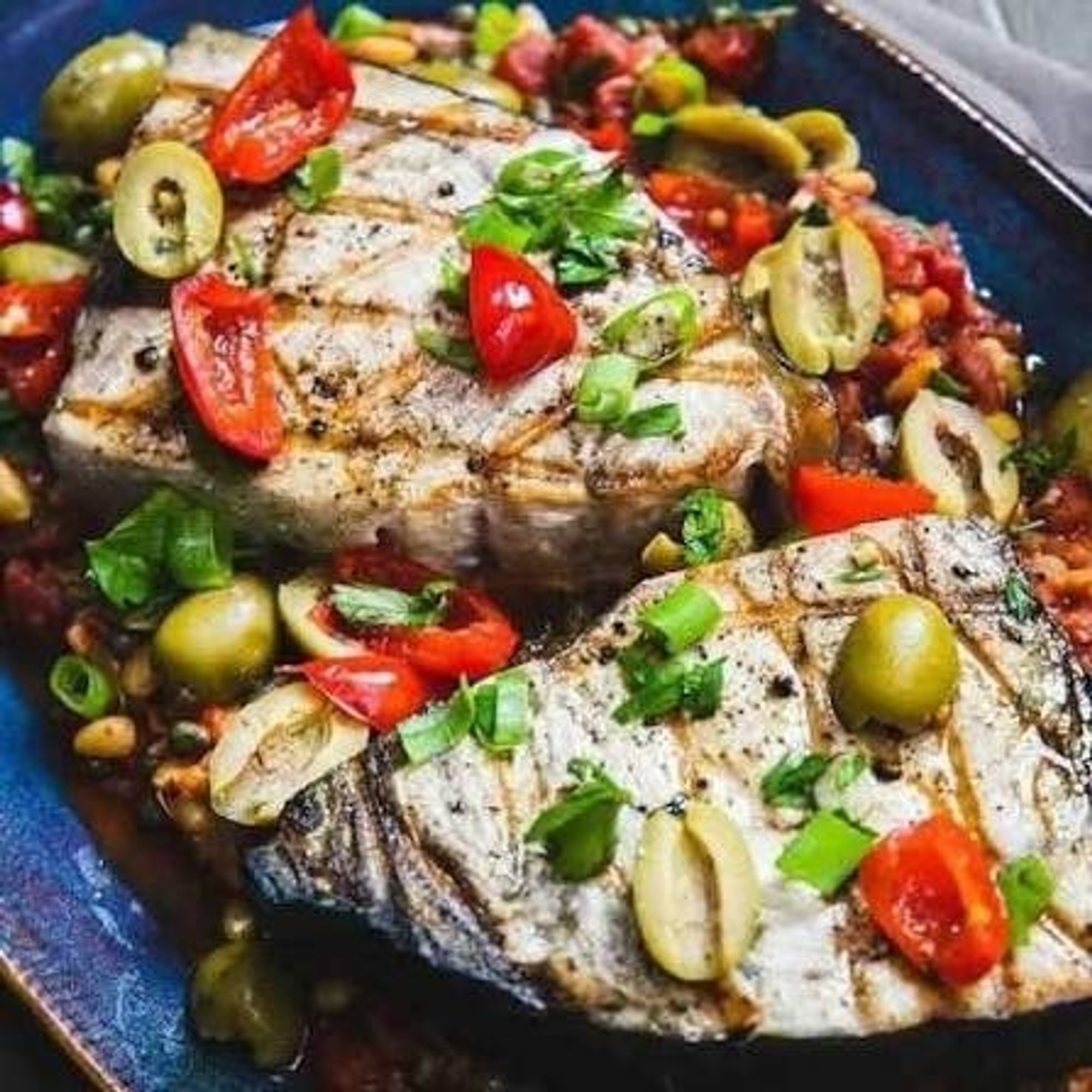 Swordfish Livornese 