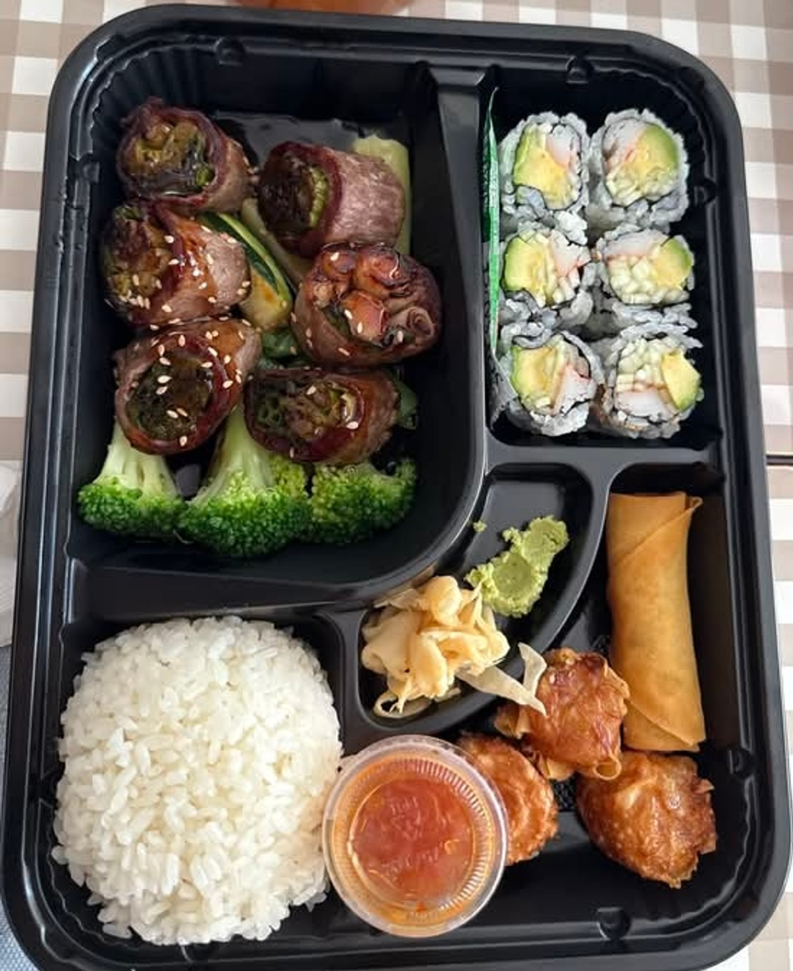 Beef Negimaki Bento Box