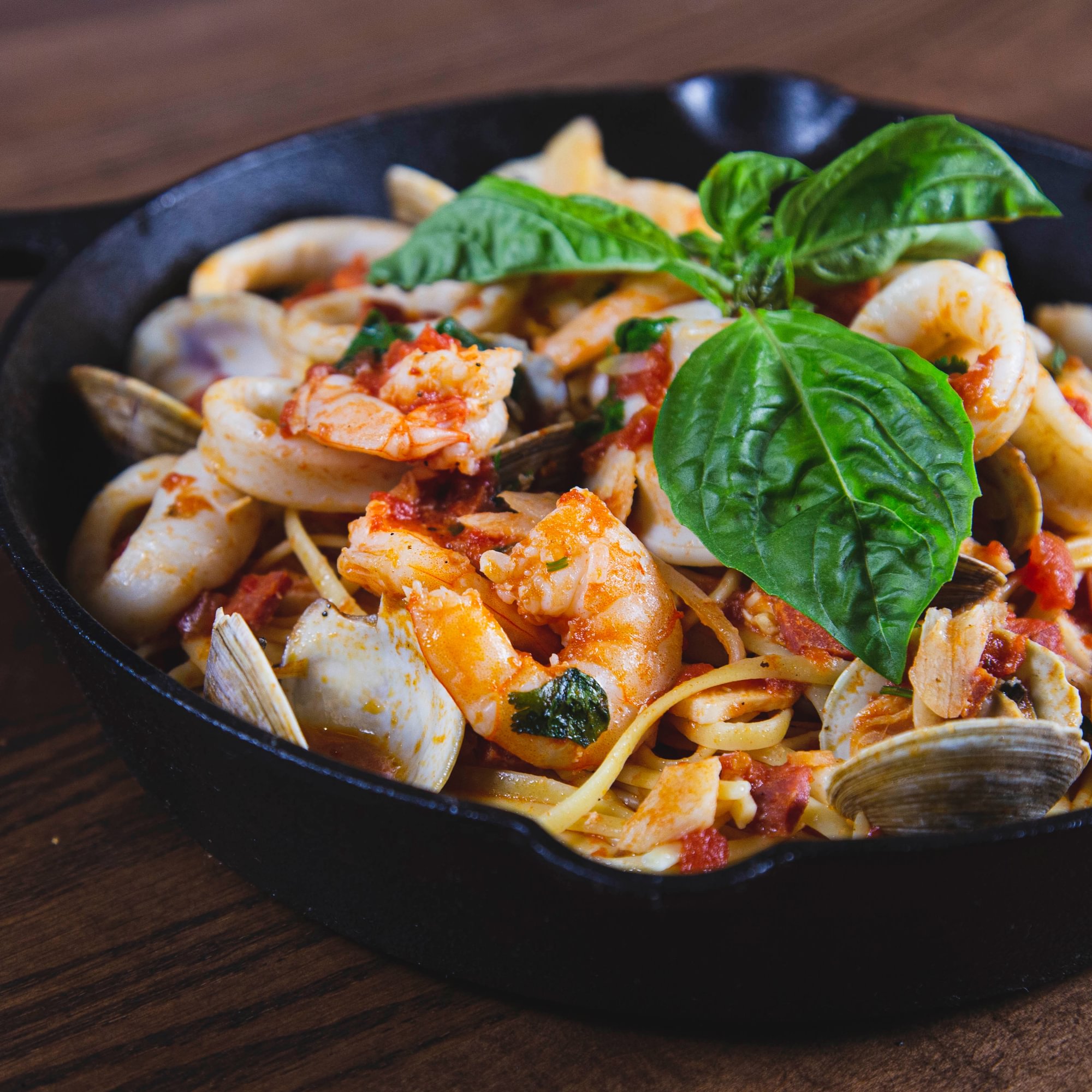 Mediterranean Seafood Pasta Bowl-D