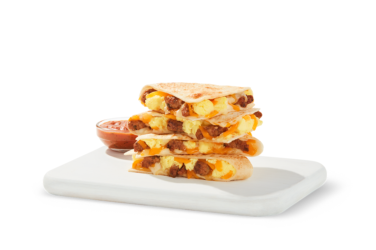 SAUSAGE EGG & CHEESE ‘DILLA