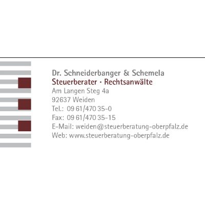 Logo von Dr. Schneiderbanger und Schemela | Steuerberater - Rechtsanwälte Weiden
