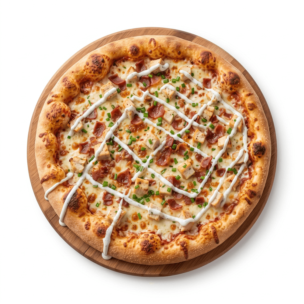 Chicken Bacon Ranch Pizza