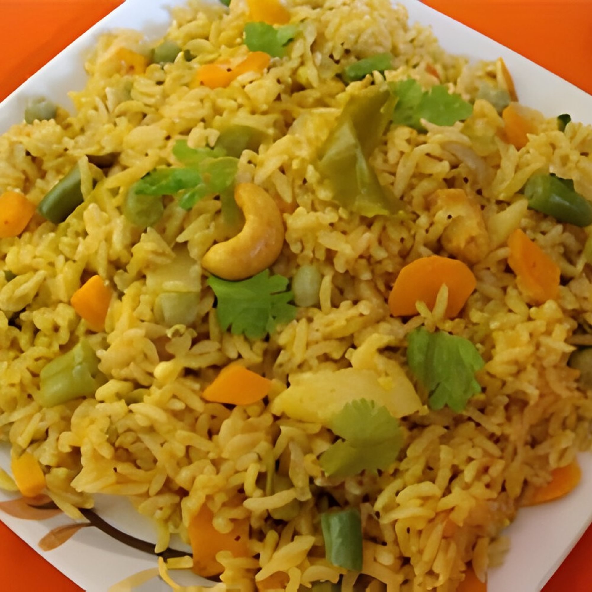 Vegetable biryani