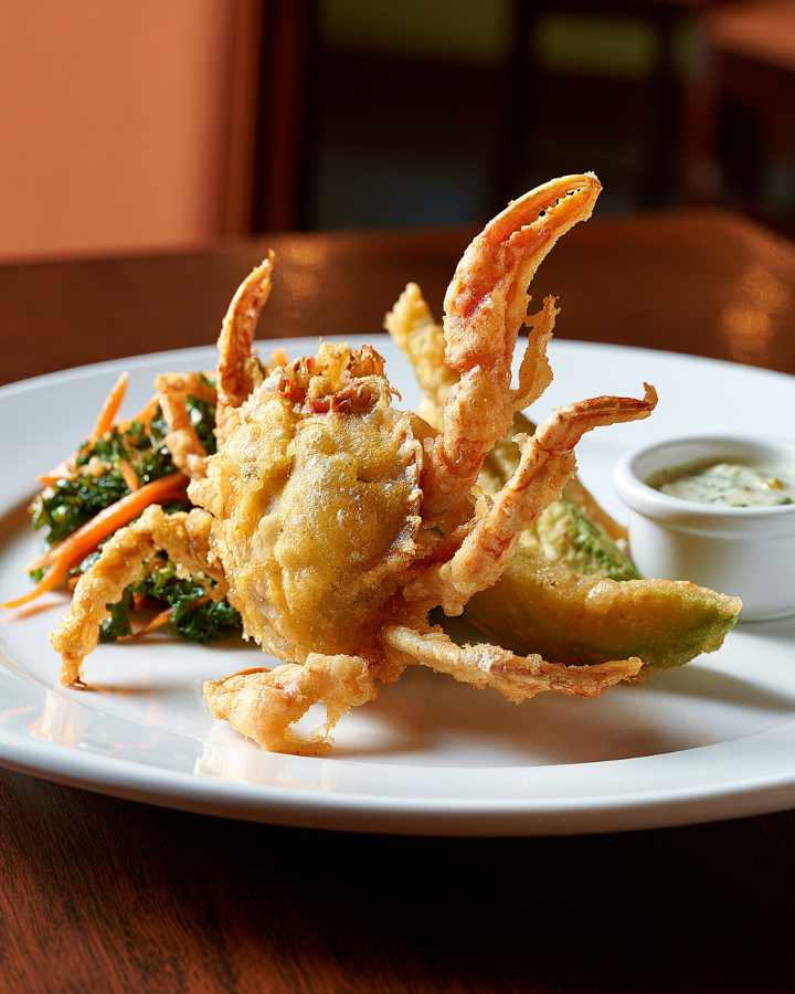 Crispy Beer-Battered Soft Shell Crab