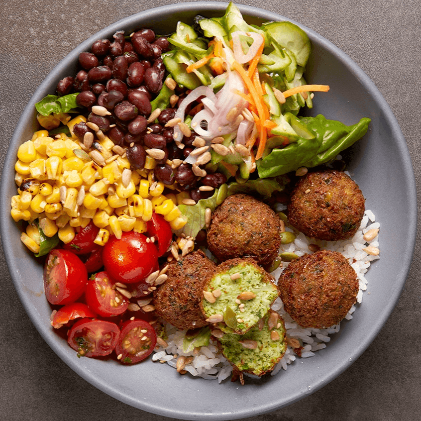 Salad - Edamame Falafel