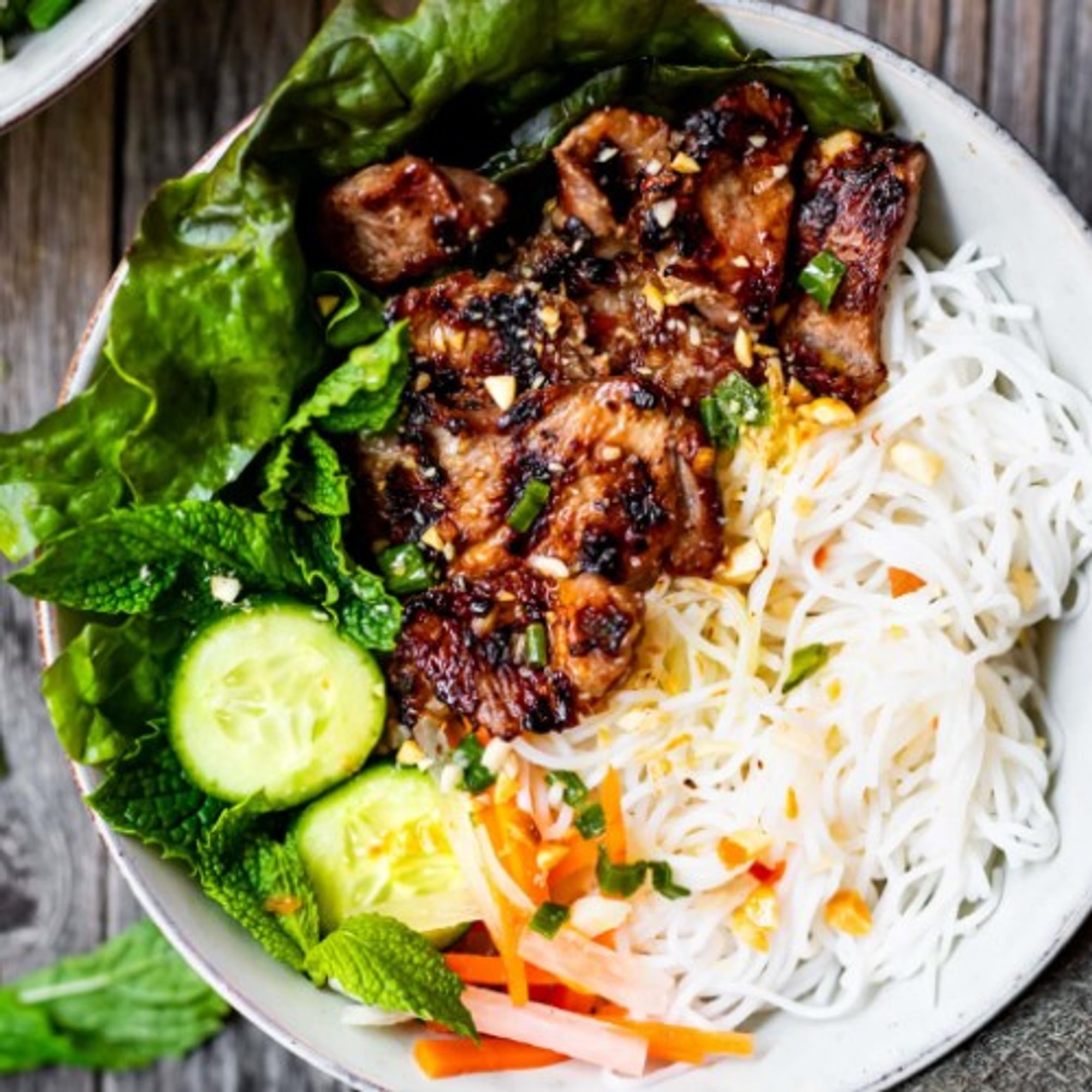 Vermicelli with Grilled Pork - Bun Thit Nuong