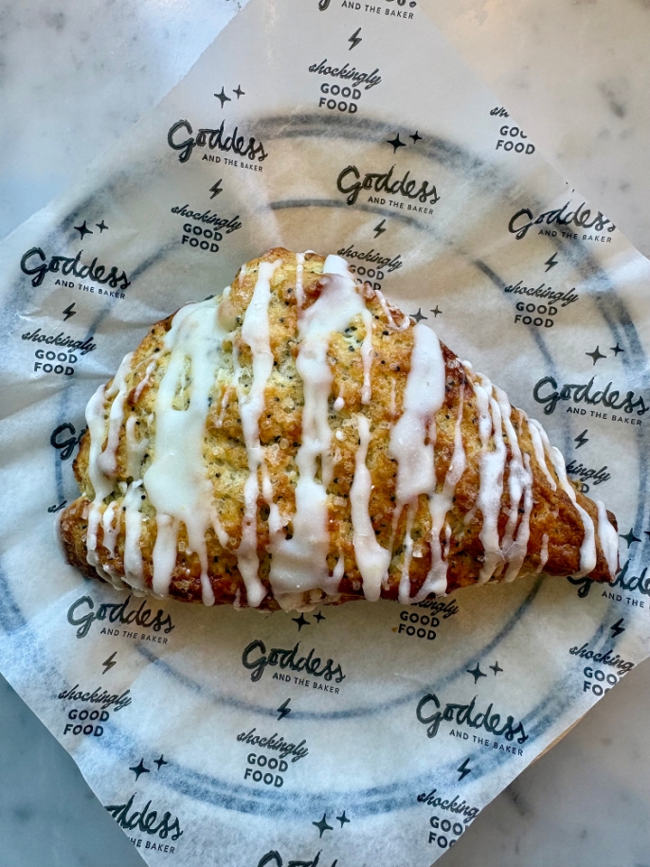 Lemon Poppyseed Scone