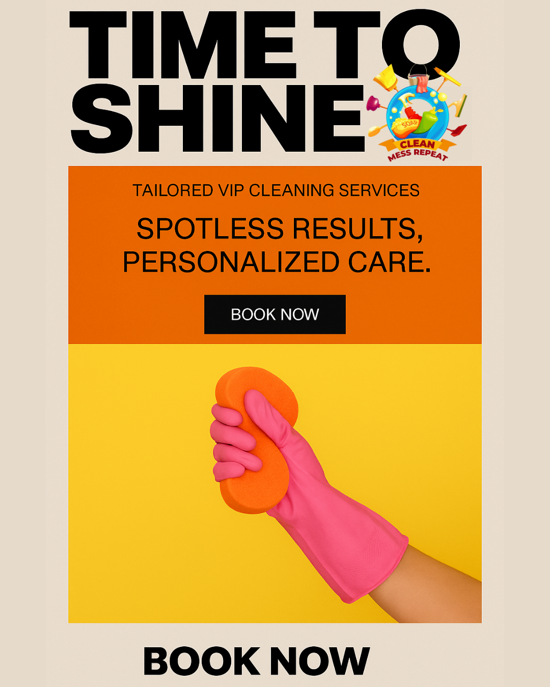 Clean Mess Repeat Image