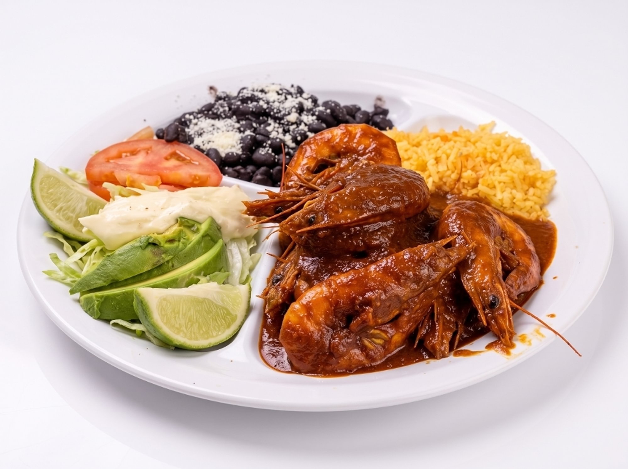 Camarones al Mole (Shrimp with Mole Sauce)