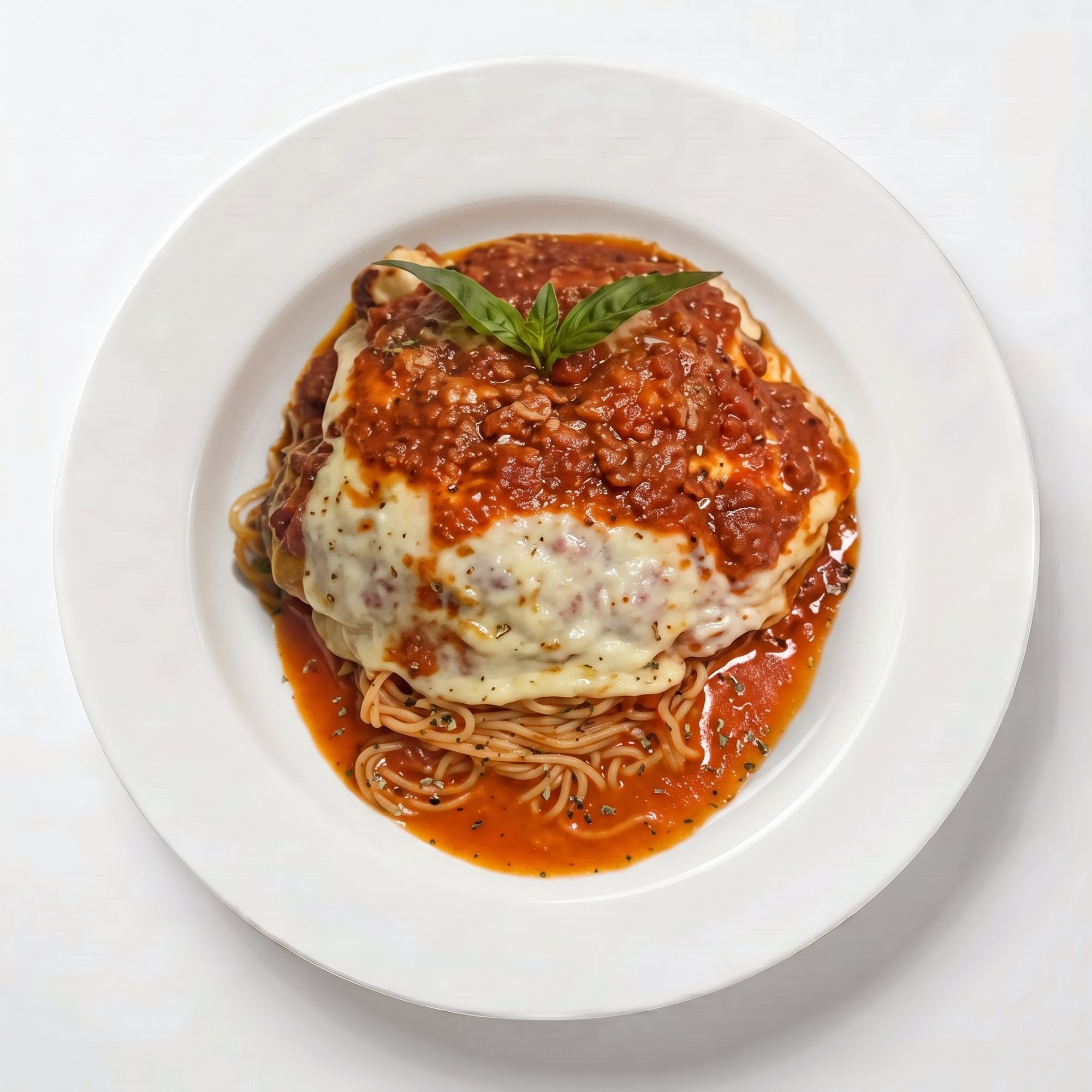 Eggplant Parmigiana Lunch