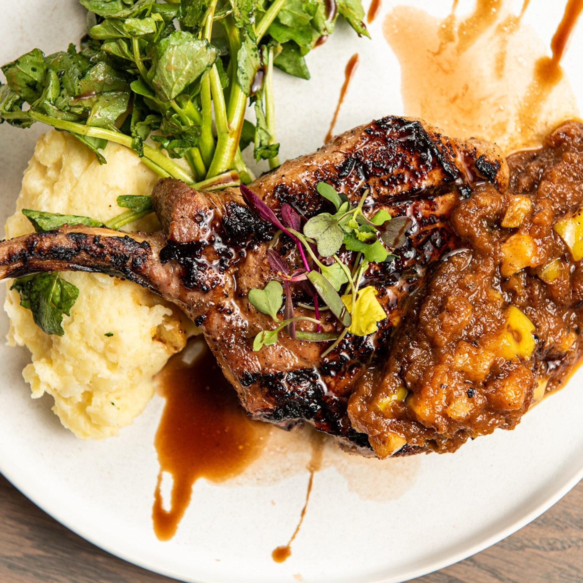 Pork Chop & Applesauce