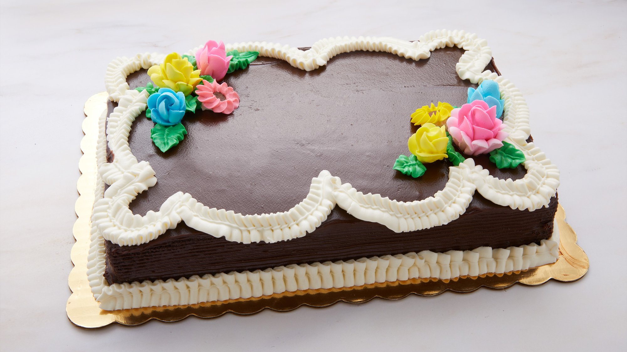 Chocolate Greeting Cake 1/4 sheet