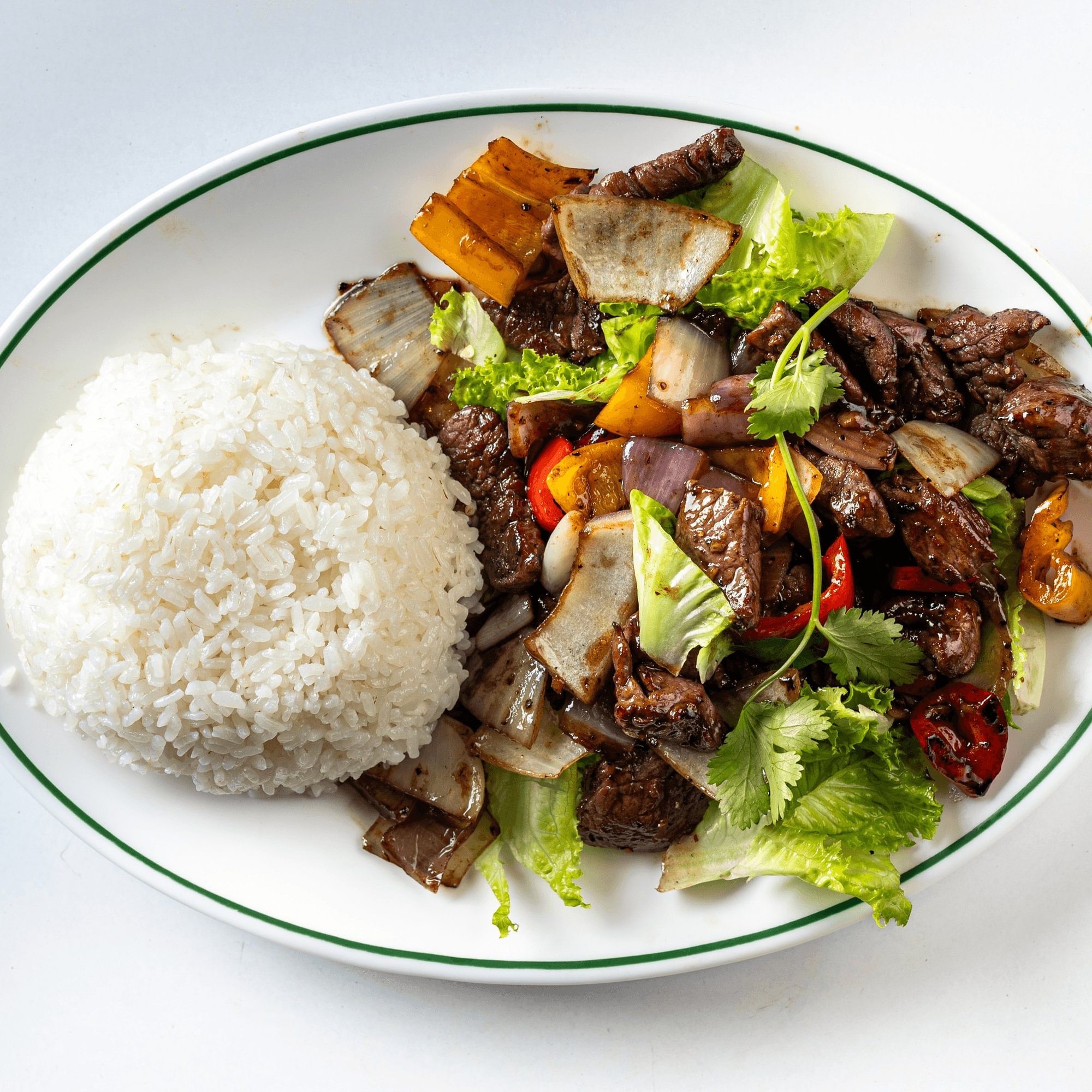 Beef Chunk Steak/Cơm Bò Lúc Lắc