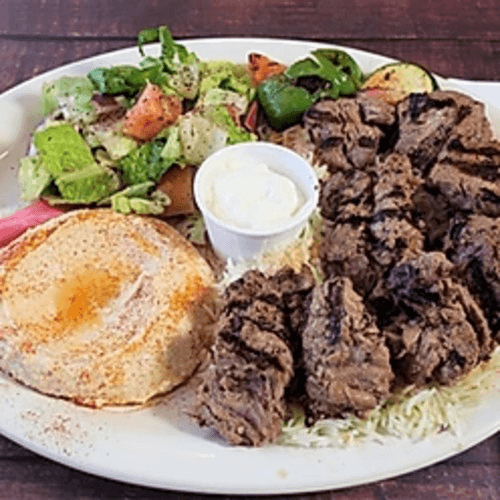 Beef Kabab Plate
