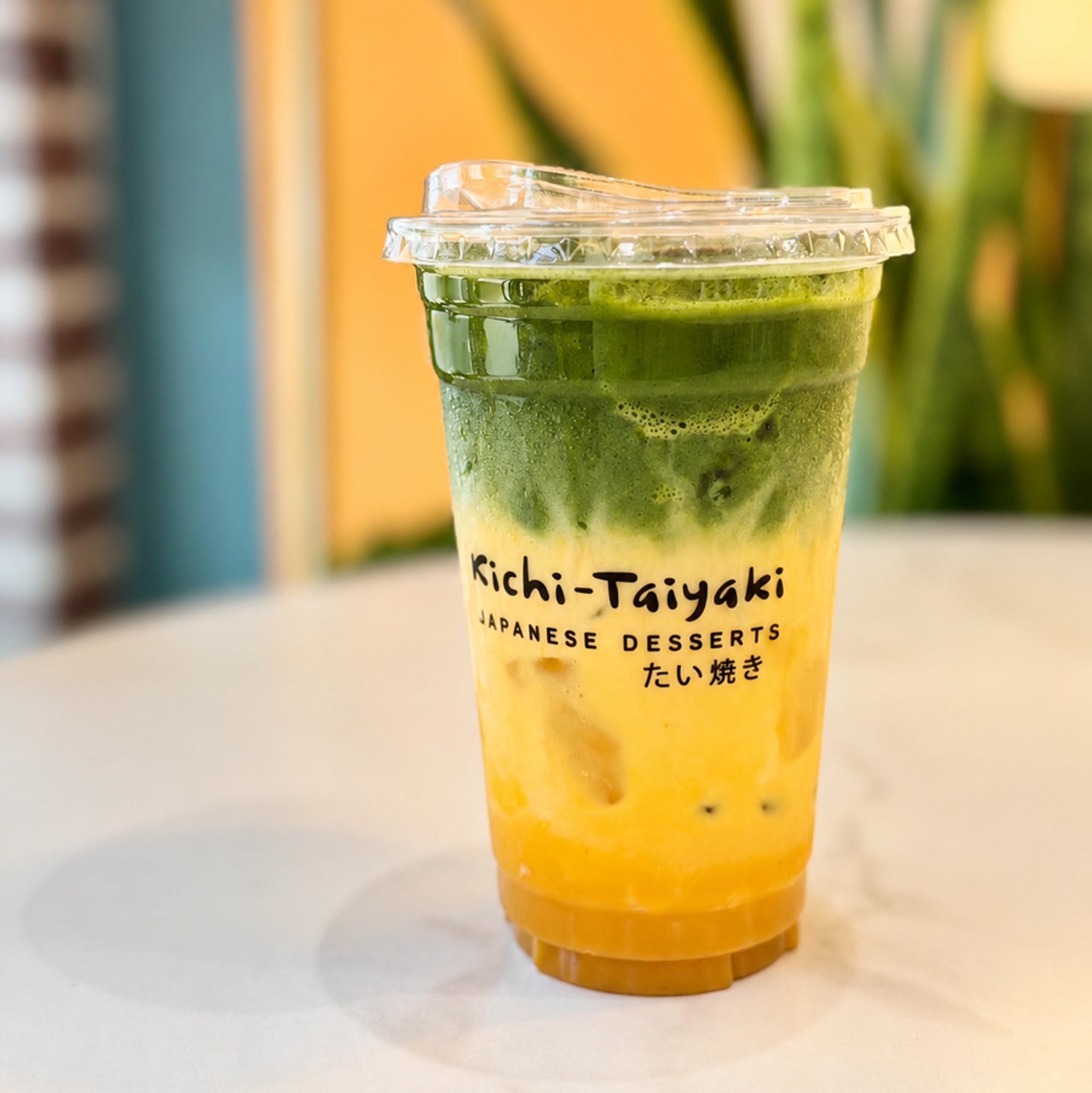 Mango Matcha Latte
