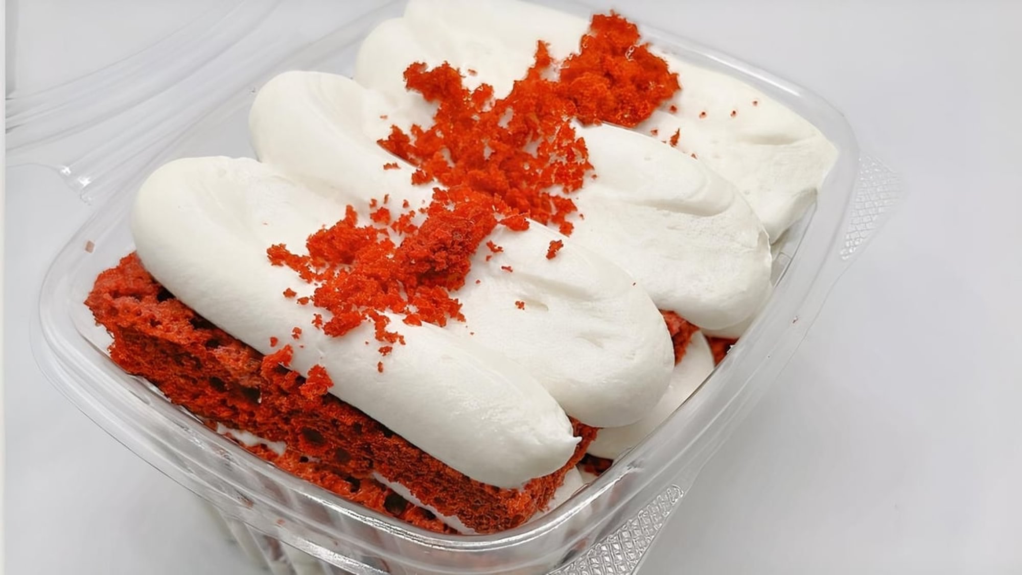 Red Velvet Cake with Cream Cheese Frosting 16 oz (Cake Box)