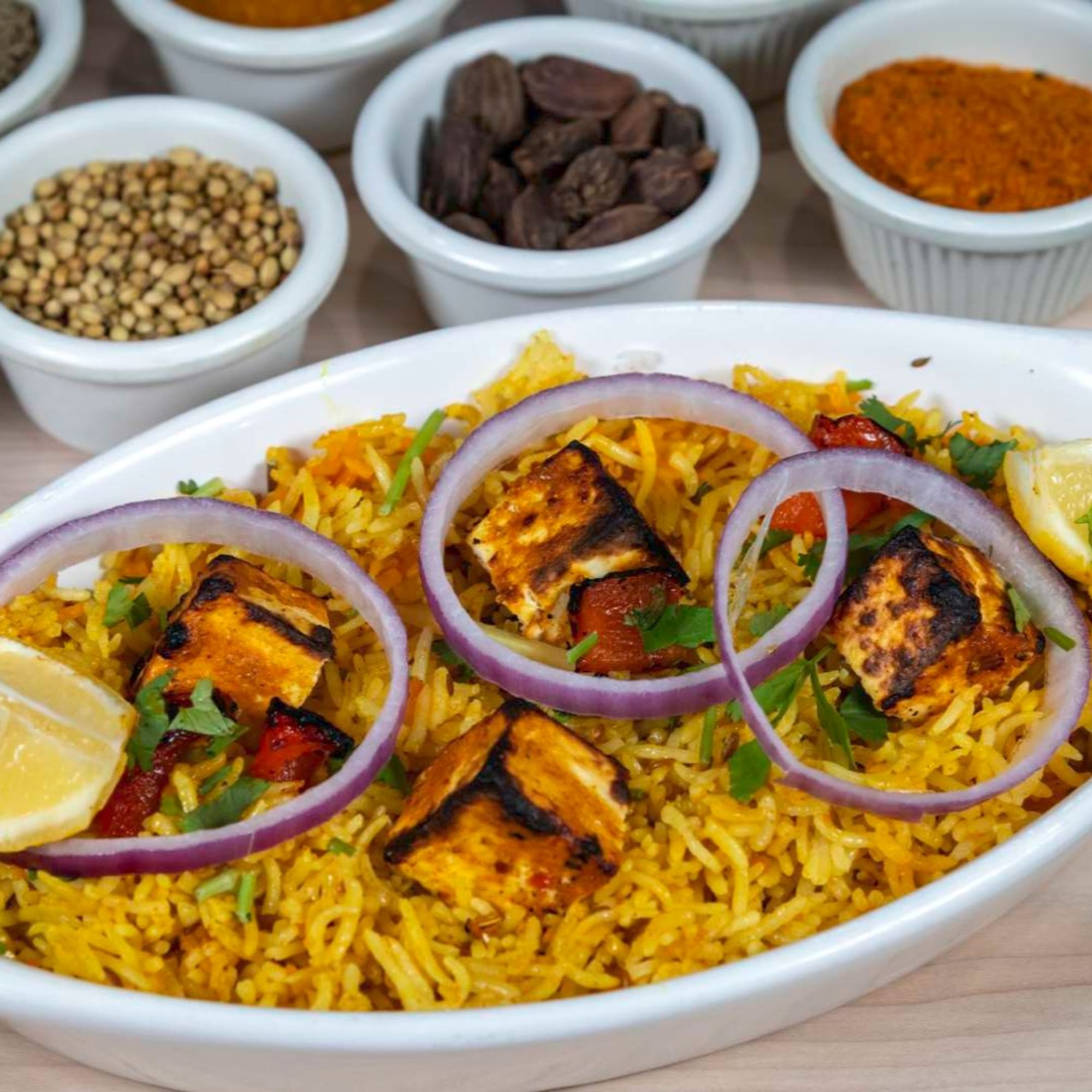 Paneer Tikka Biryani