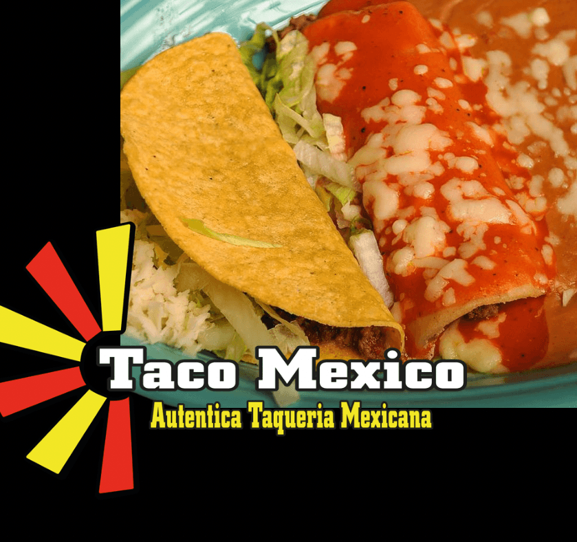 Speedy with Rice or Beans & Taco
