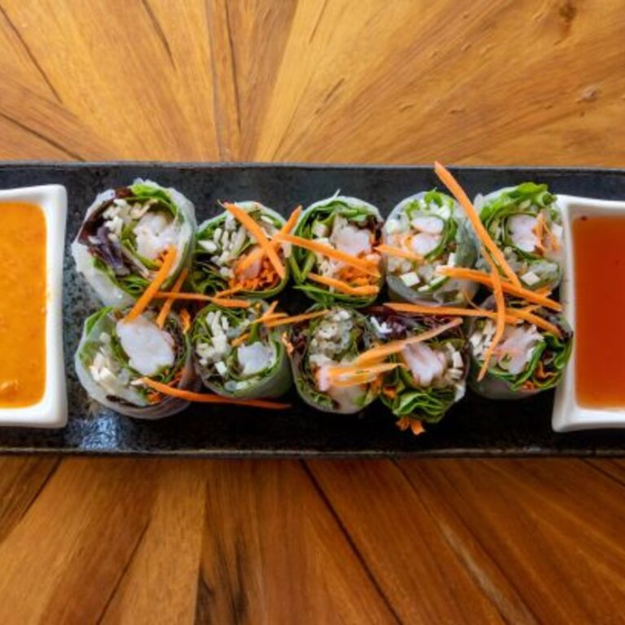 Soft Spring Rolls with Shrimp