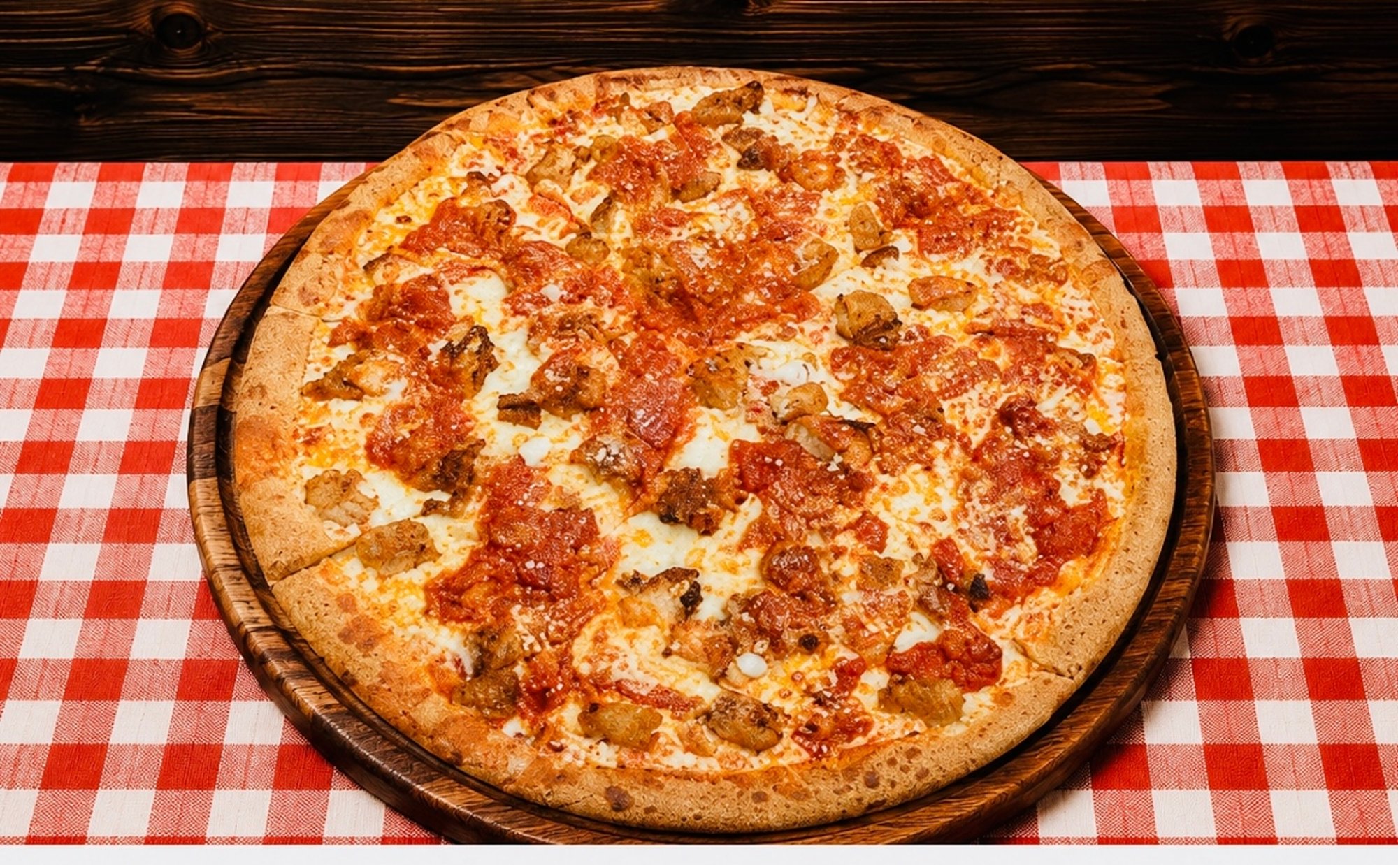 Large Crispy Chicken Parmesan Pizza 14 (Greek Style)