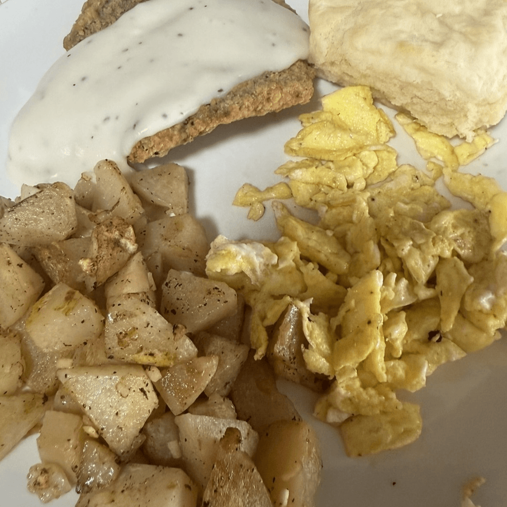 Country Fried Steak Eggs Combo