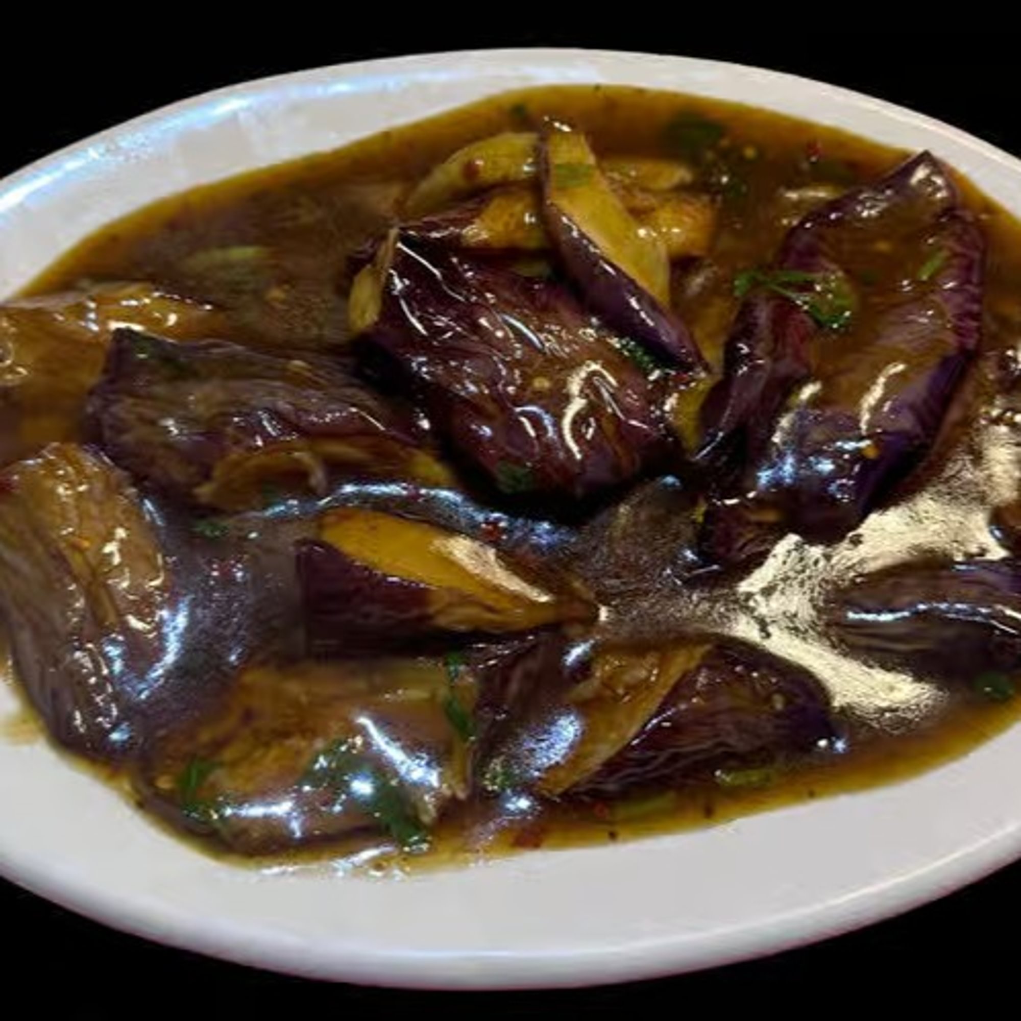 Eggplant in Spicy Sauce