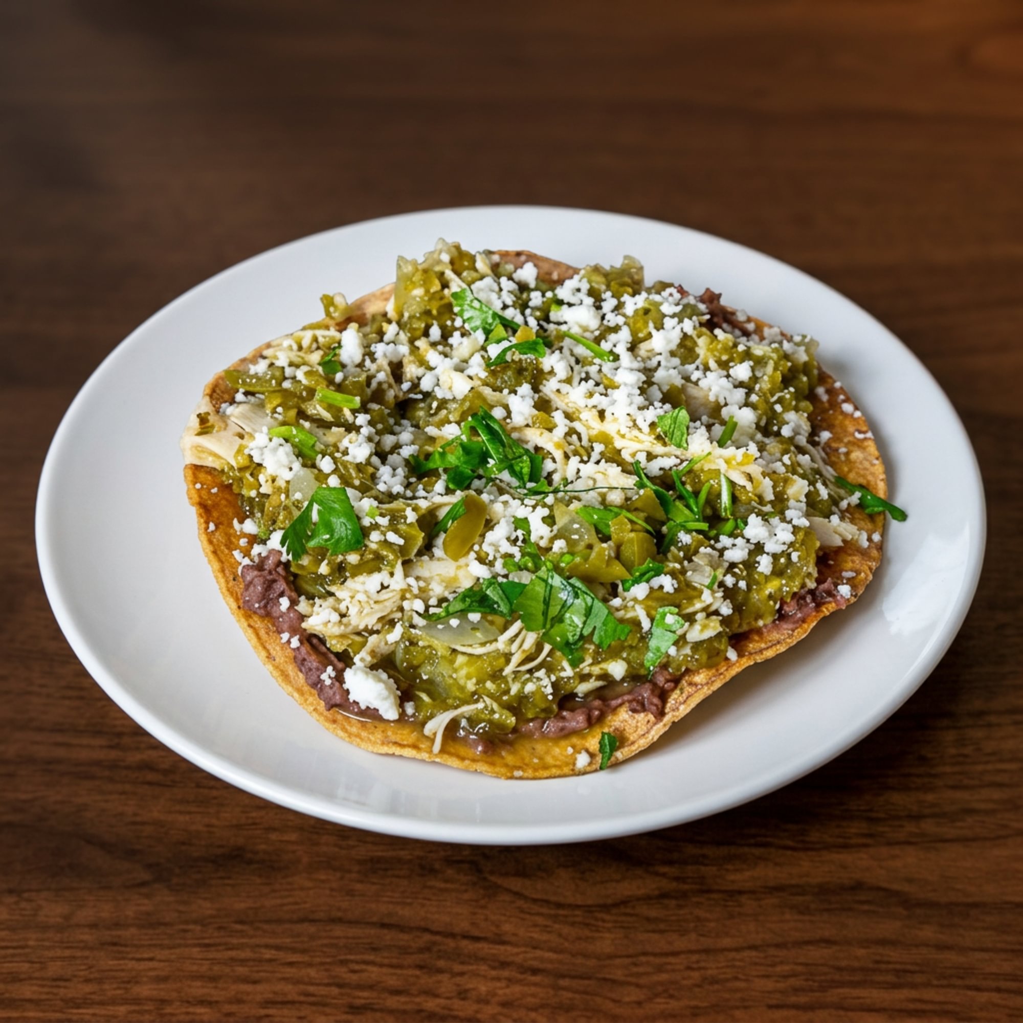 Green Chili Tostada - Lunch Sp
