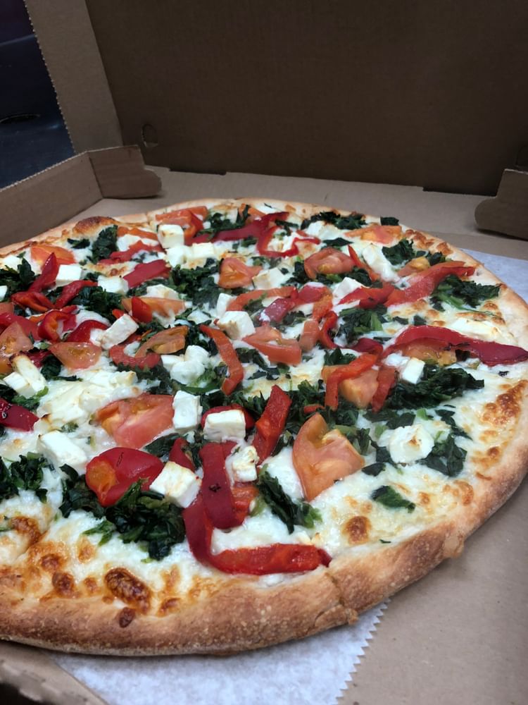 Mediterranean pizza