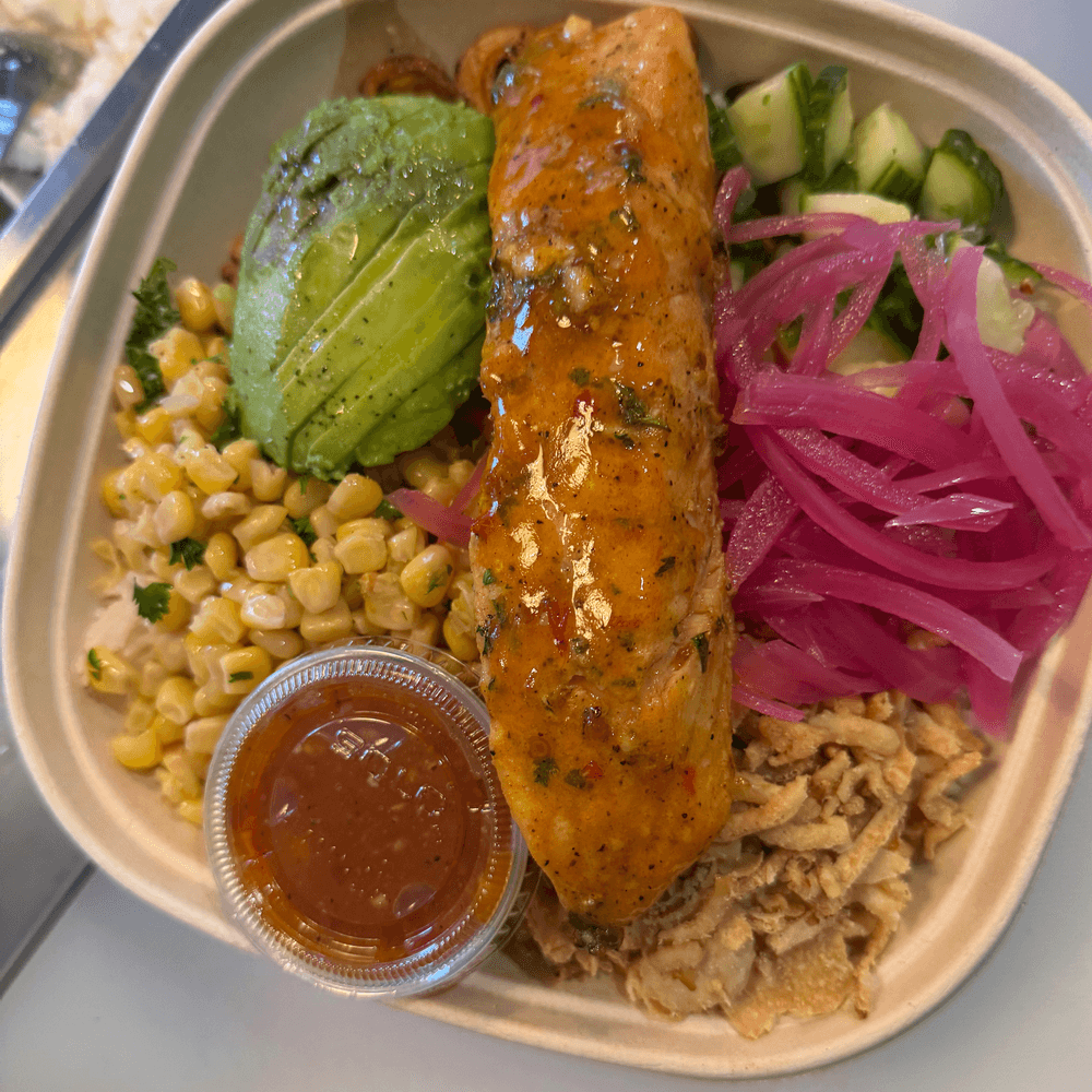 Sweet Chili Glazed Salmon Bowl