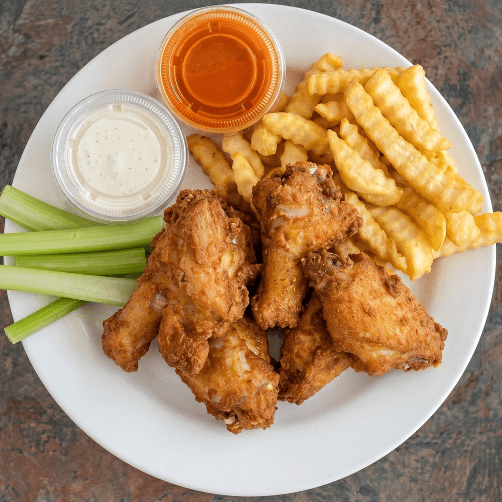 Wings with Fries Platter