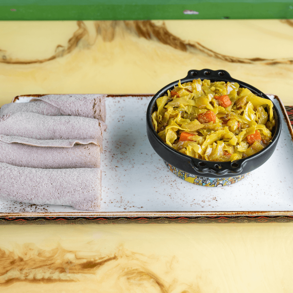 Cabbage With Carrot Sauce Side