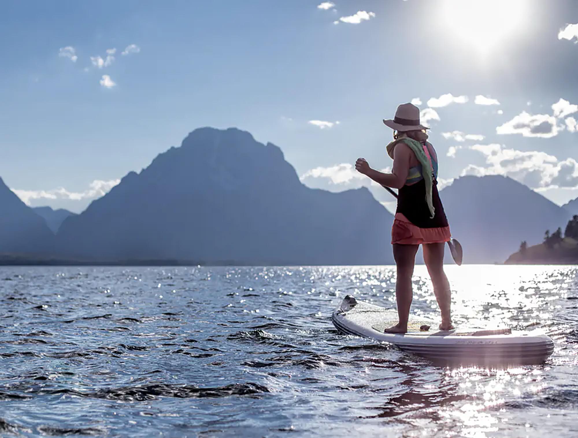 Visit Snow King Mountain Sports to rent Stand Up Paddleboards.