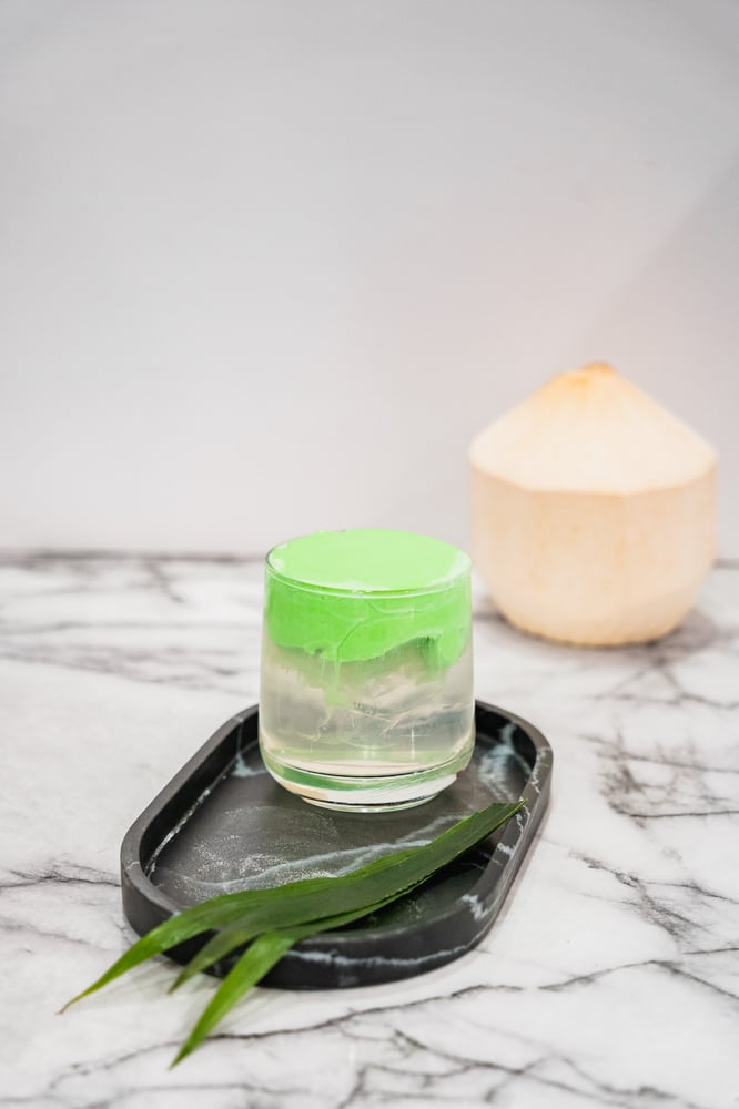 Pandan Foam w/ Coconut Water