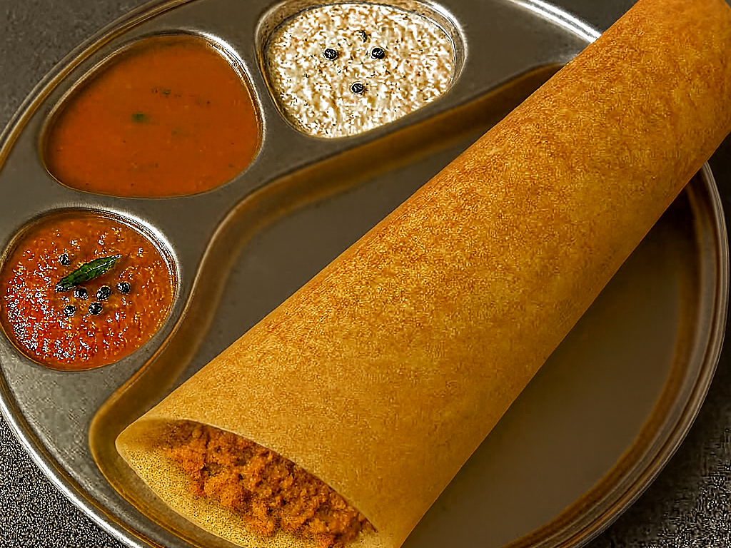 Gongura Mutton Dosa (GF, NF)