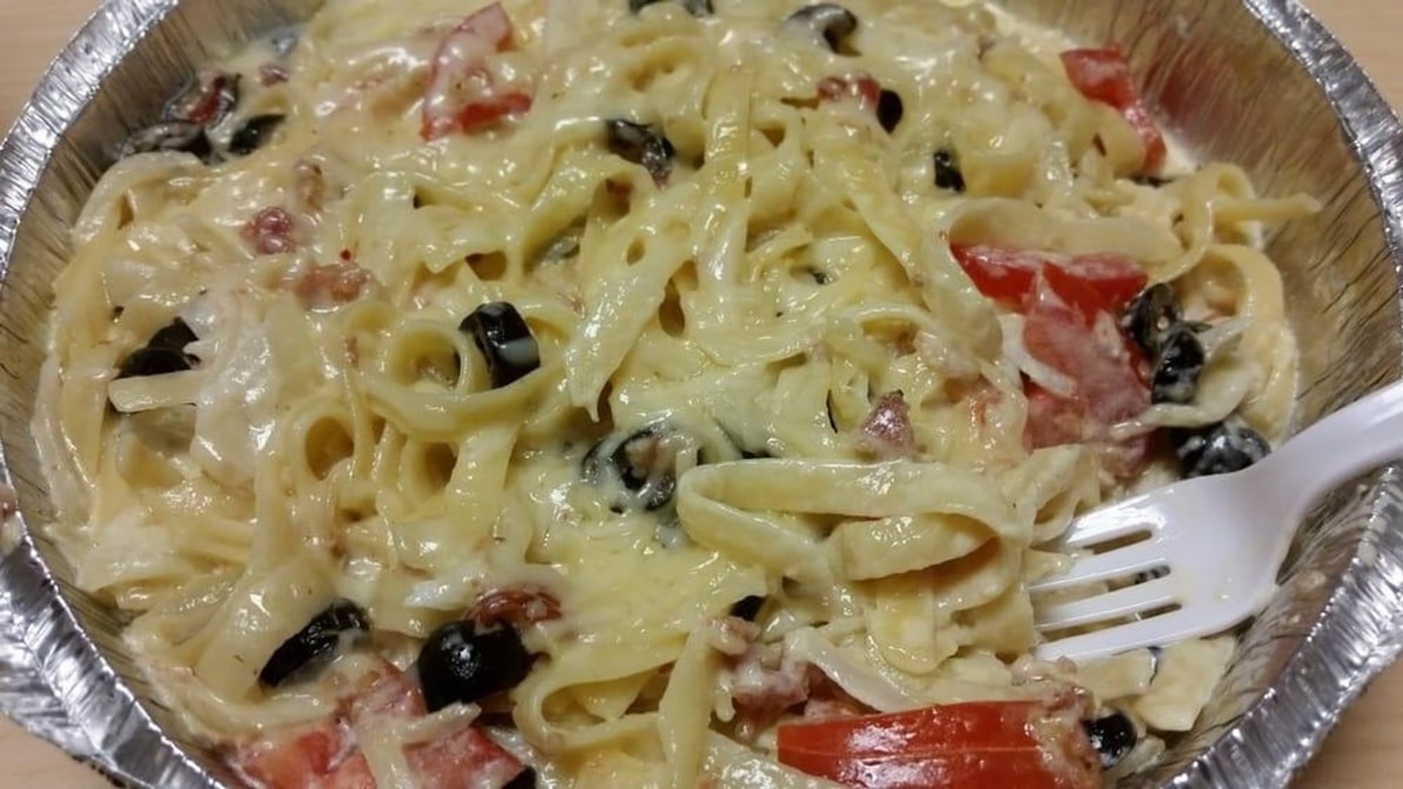 Fettuccine Carbonara Special