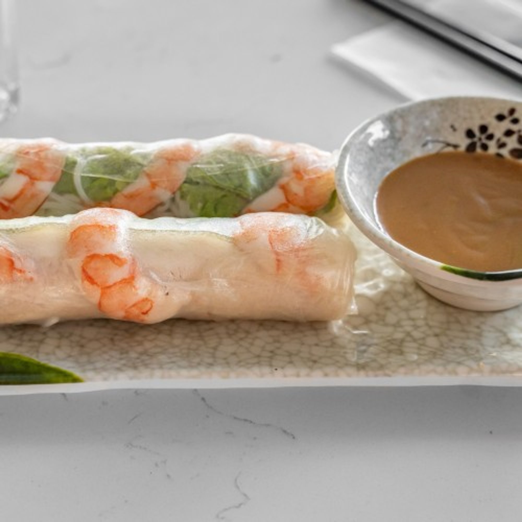 A1. Shrimp & Pork Spring Rolls (2) - Gỏi Cuốn