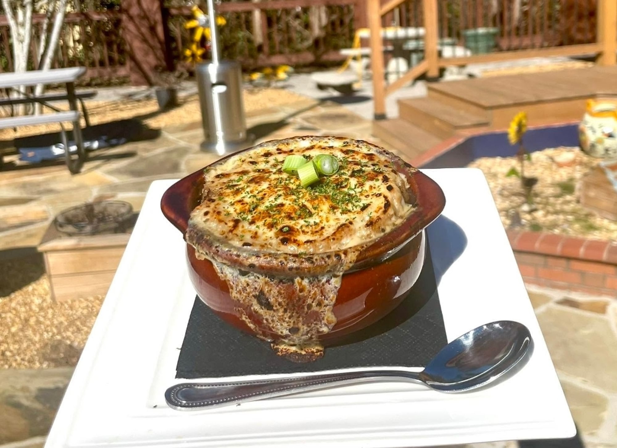 Baked Bermuda Onion Leek Soup B